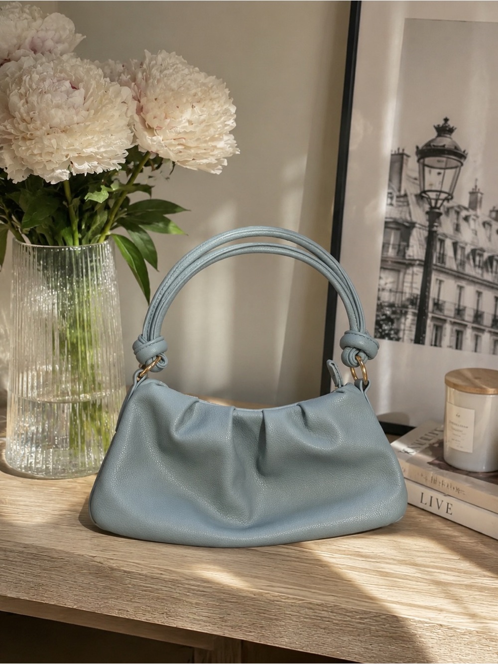 Blue mini bag